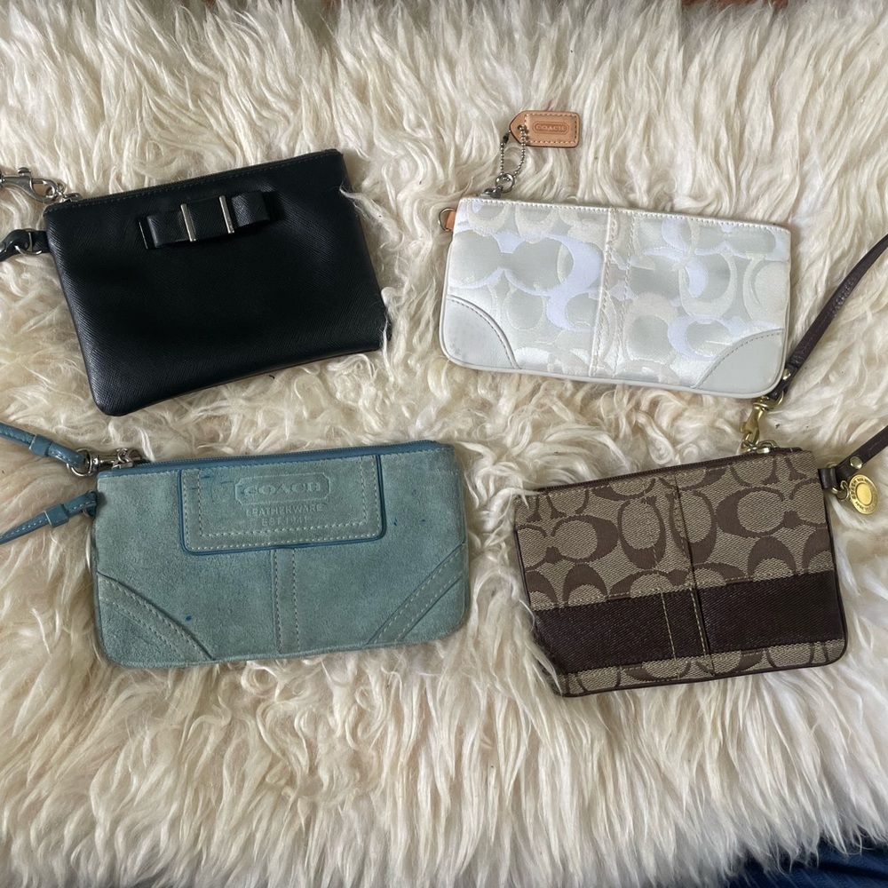 Coach 4 Pack Wristlet Variety Set